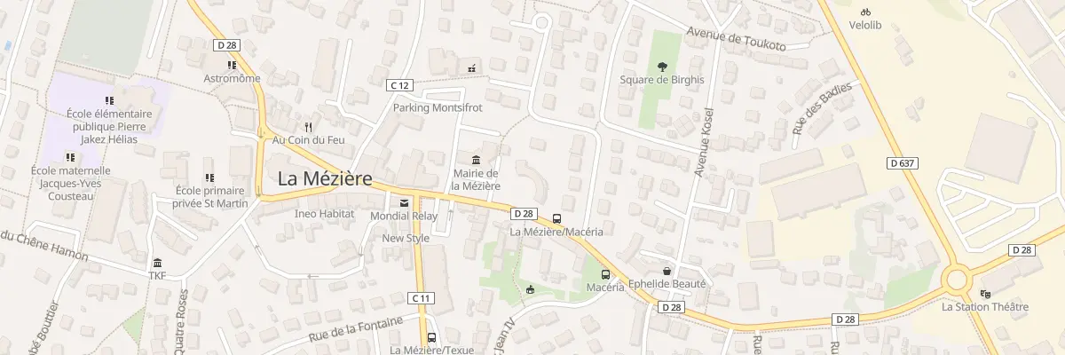 Plan du 3 Rue de Macéria à La Mézière