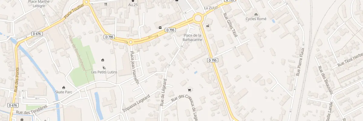 Plan du 9B Rue de Legeard à Dol-de-Bretagne