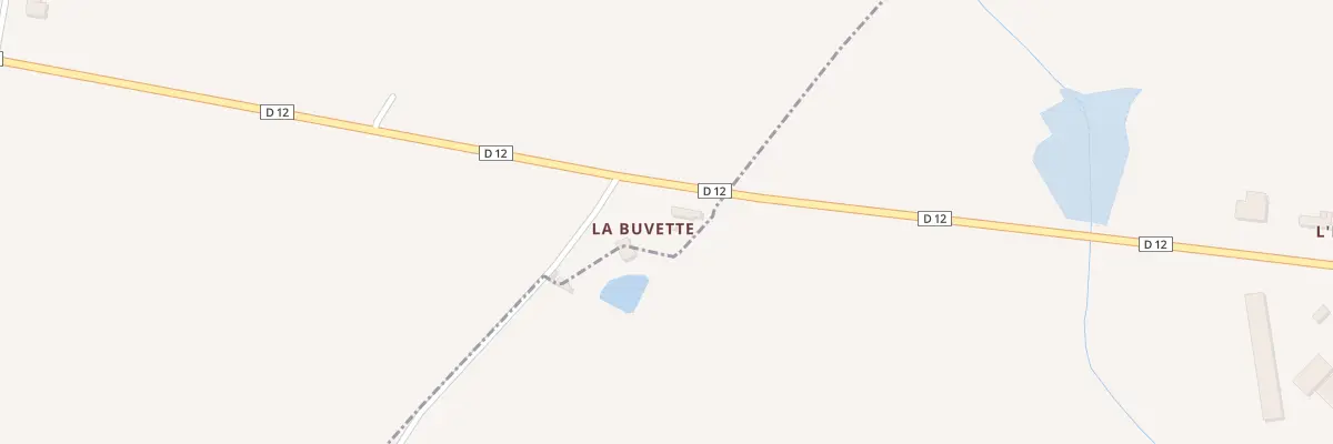 Plan du 1 La Buvette à Landevieille
