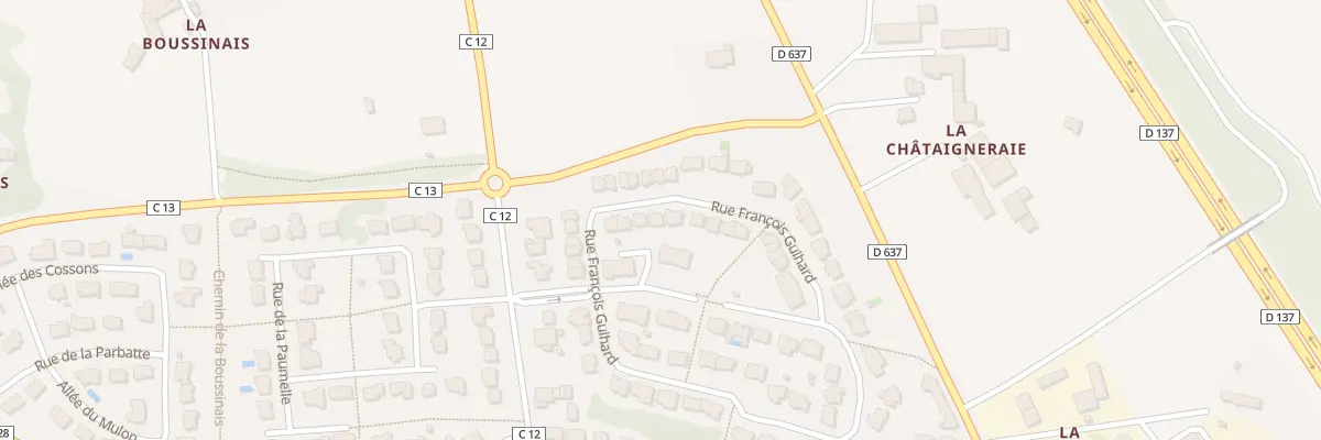 Plan du 8 Rue Francois Guihard à La Mézière