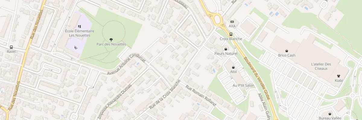 Plan du 47 Rue de la Croix Blanche aux Sables-d’Olonne