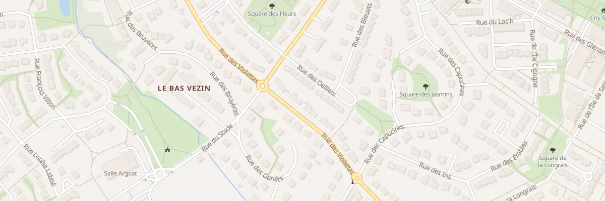 Plan du 23 Rue des Violettes à Vezin-le-Coquet