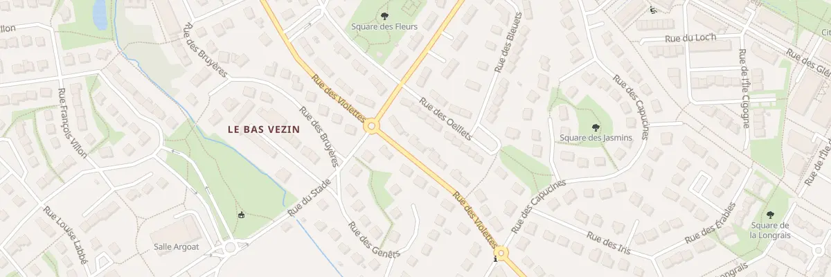Plan du 21 Rue des Violettes à Vezin-le-Coquet