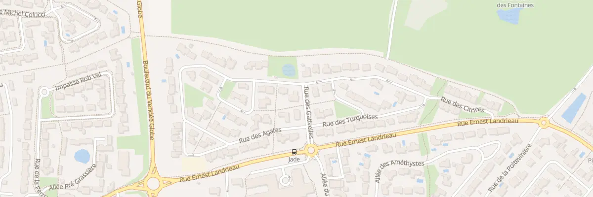 Plan du 38 Rue des Agates aux Sables-d’Olonne