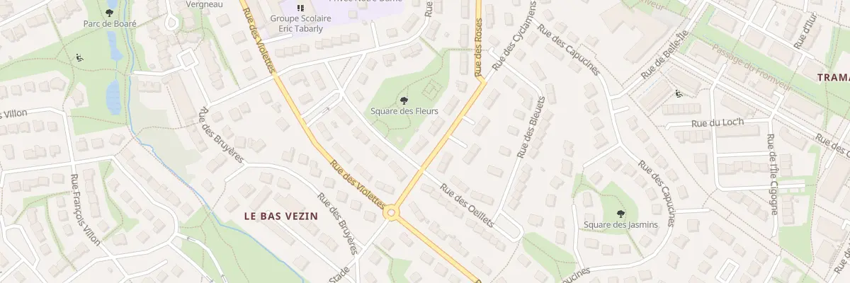 Plan du 30 Rue des Roses à Vezin-le-Coquet