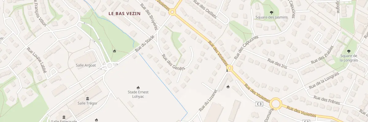 Plan du 9 Rue des Genêts à Vezin-le-Coquet