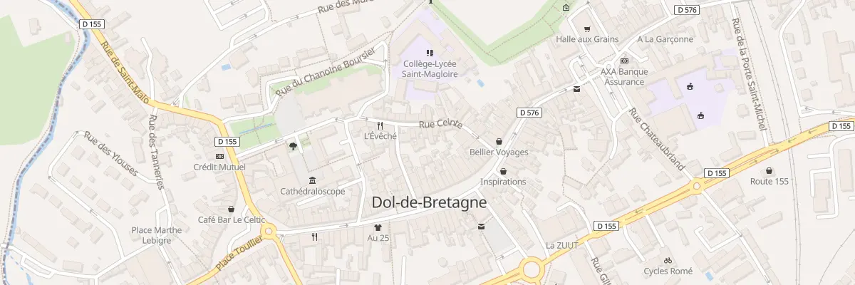 Plan du 13 Rue Ceinte à Dol-de-Bretagne