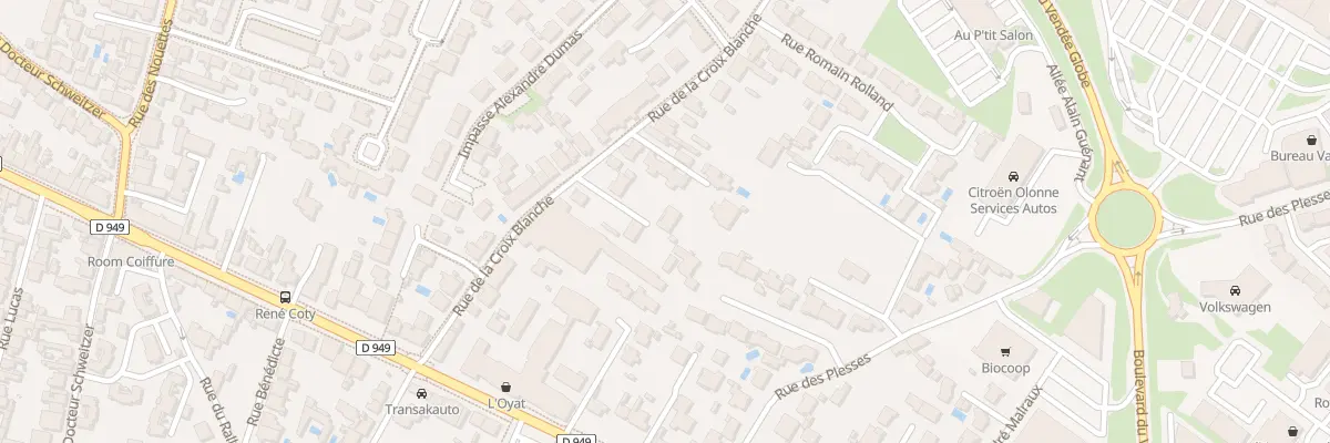Plan du 20B Rue de la Croix Blanche aux Sables-d’Olonne