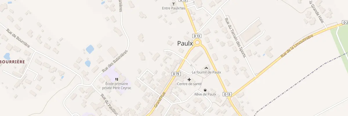 Plan du 43 Gr Grand’Rue à Paulx
