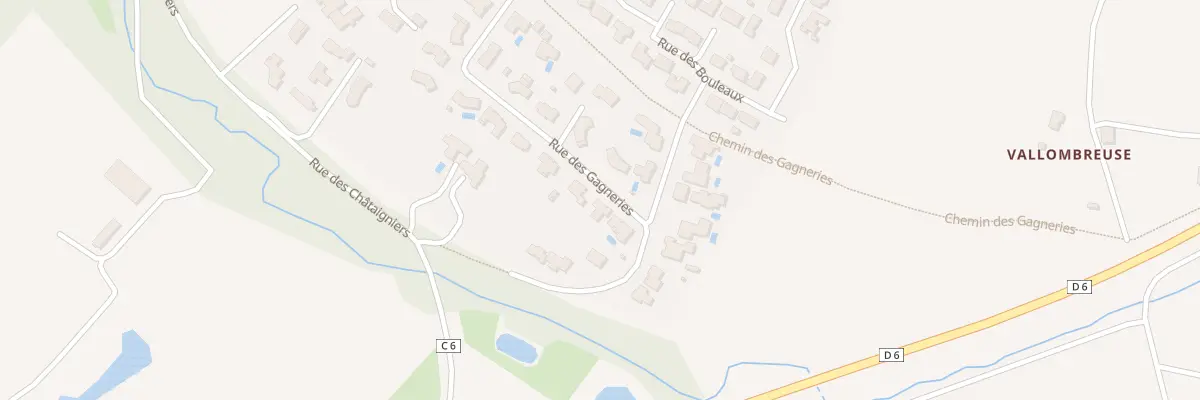 Plan du 22 Rue des gagneries à Coëx