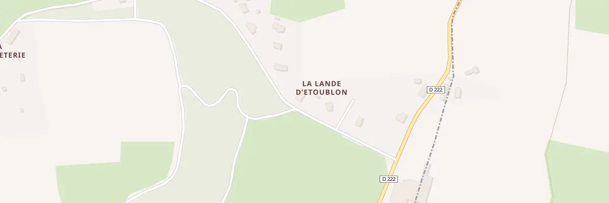 Plan du 8B La Lande d’Etoublon à Teurthéville-Hague