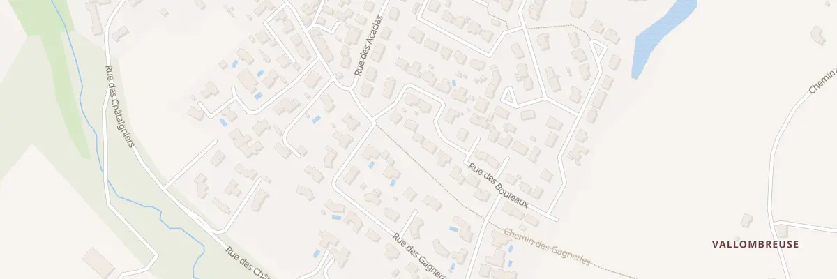 Plan du 10 Rue des bouleaux à Coëx