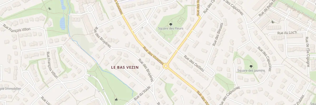 Plan du 15 Rue des Violettes à Vezin-le-Coquet