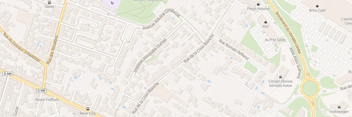 Plan du 31 Rue de la Croix Blanche aux Sables-d’Olonne
