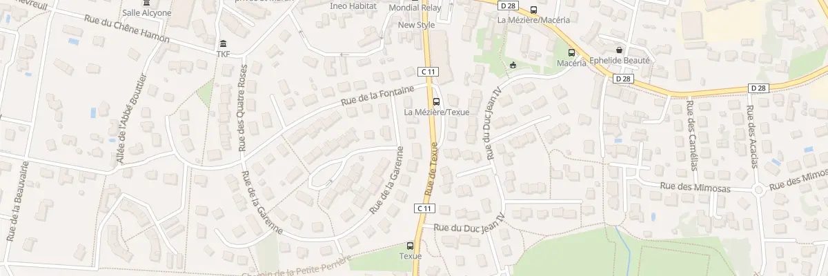 Plan du 5 Rue de la Garenne à La Mézière