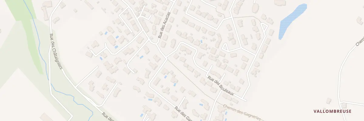 Plan du 8 Rue des bouleaux à Coëx