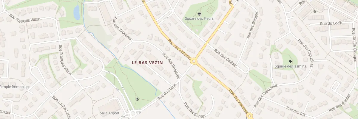 Plan du 4 Rue des Bruyères à Vezin-le-Coquet