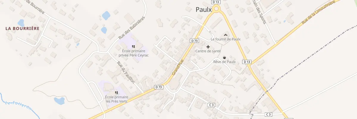 Plan du 21 Grande Rue à Paulx