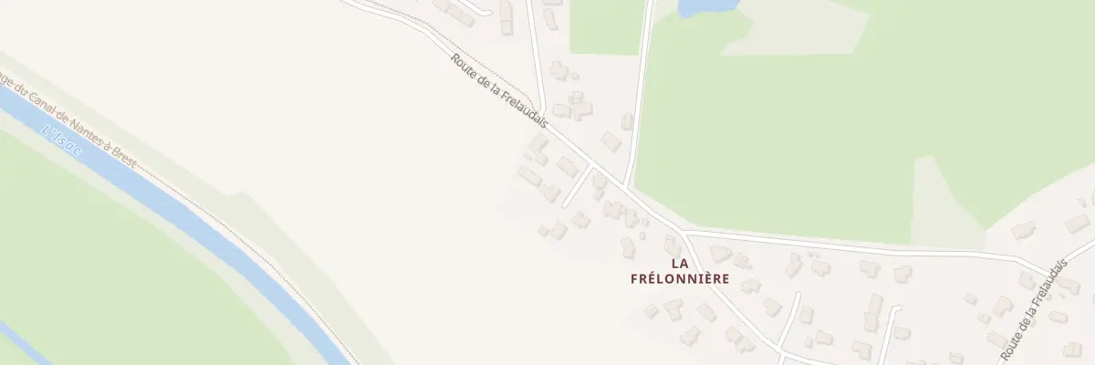 Plan du 122 Rte de la Frelaudais à Blain