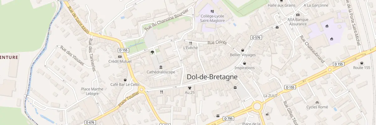 Plan du 6 Rue des Ecoles à Dol-de-Bretagne