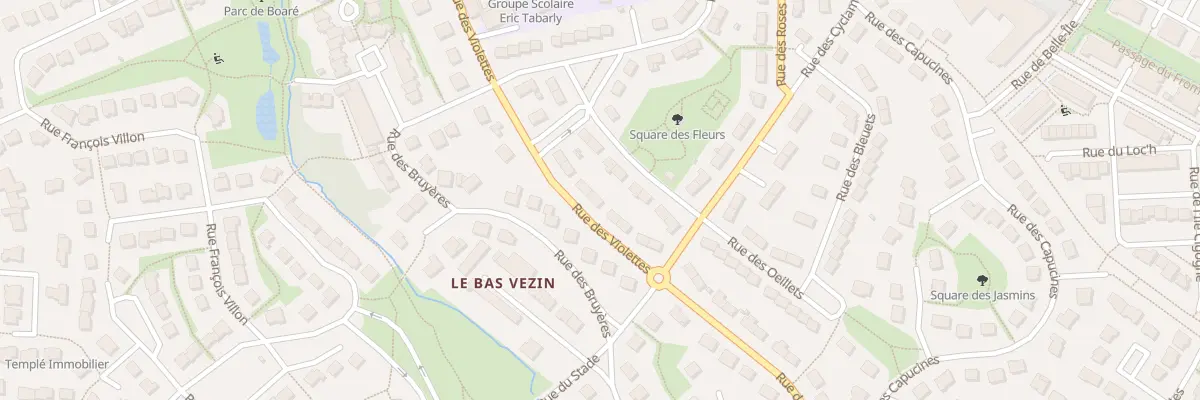 Plan du 11 Rue des Violettes à Vezin-le-Coquet