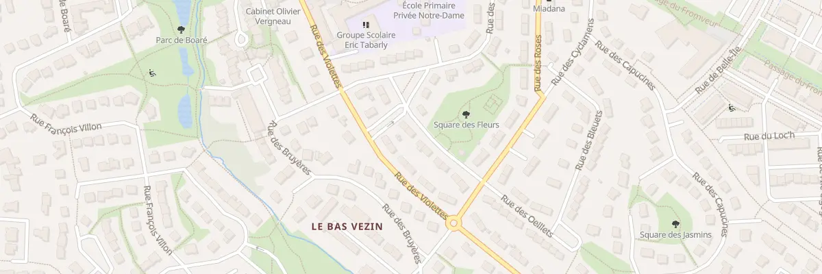 Plan du 2 Rue des Oeillets à Vezin-le-Coquet