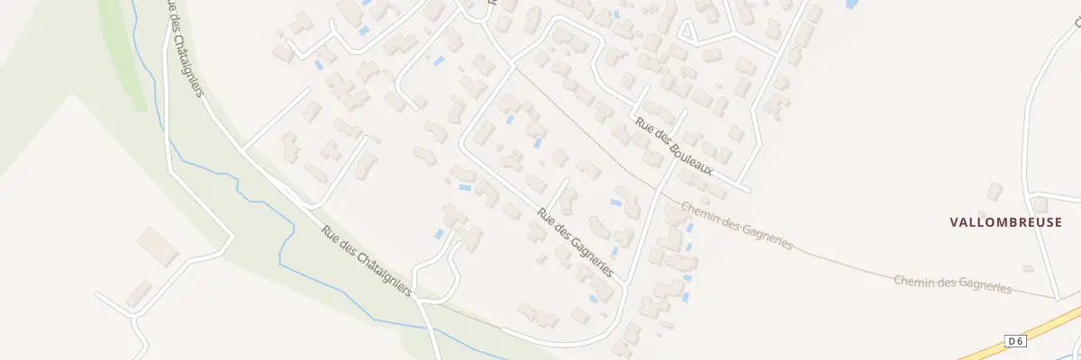 Plan du 9 Rue des gagneries à Coëx