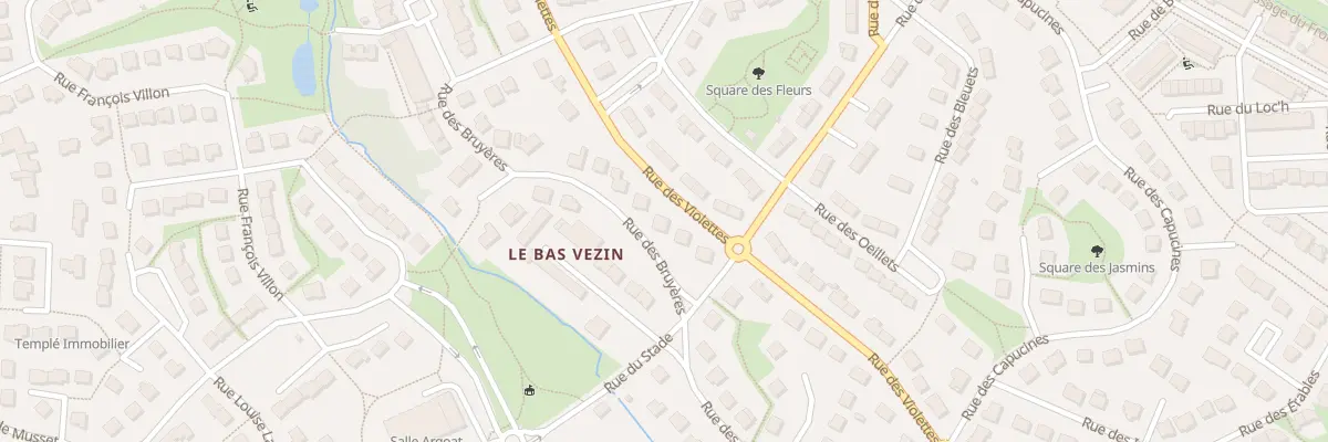 Plan du 6 Rue des Bruyères à Vezin-le-Coquet