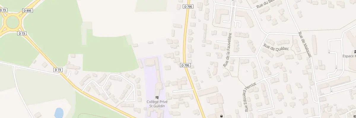 Plan du 21 Av Du General De Gaulle à Combourg