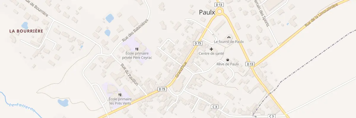 Plan du 4 Rue du Trait d’Union à Paulx