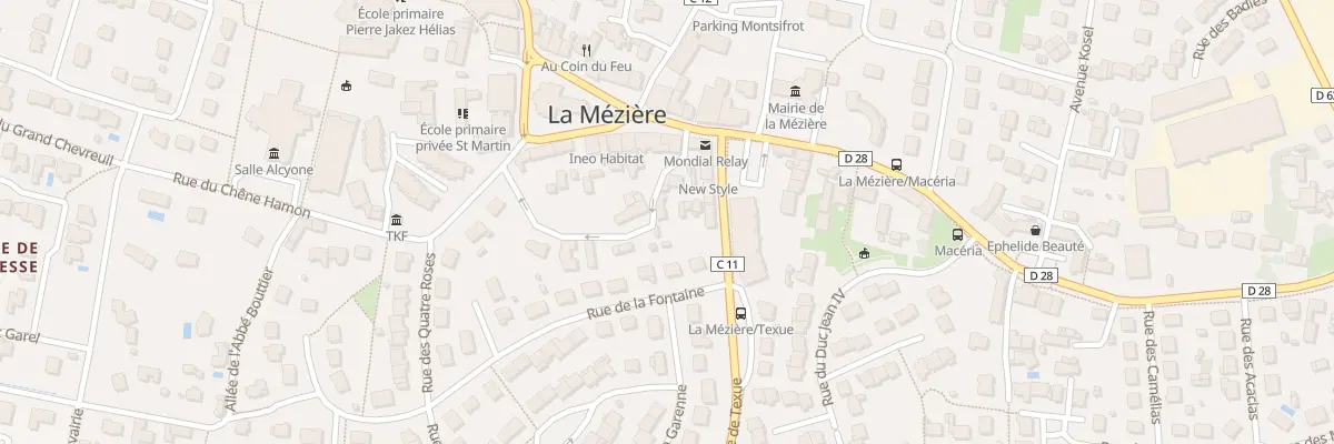 Plan du 3 Pas du Verger à La Mézière