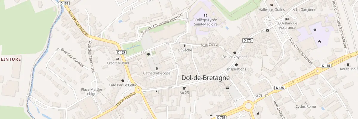 Plan du 8 Rue des Ecoles à Dol-de-Bretagne