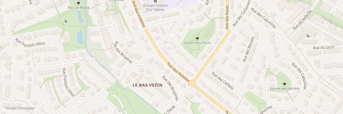Plan du 9 Rue des Violettes à Vezin-le-Coquet