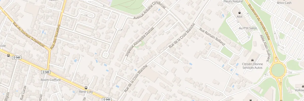 Plan du 29 Rue de la Croix Blanche aux Sables-d’Olonne