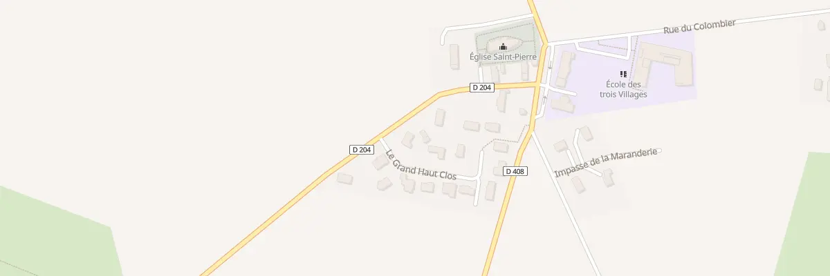 Plan du 13 Village de l’Eglise à Sotteville