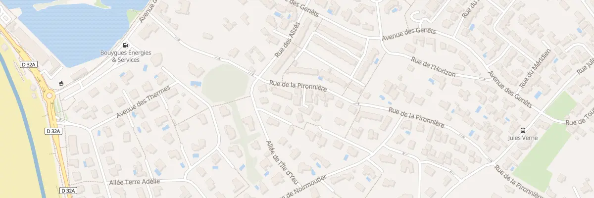 Plan du 20 Rue de la Pironnière aux Sables-d’Olonne