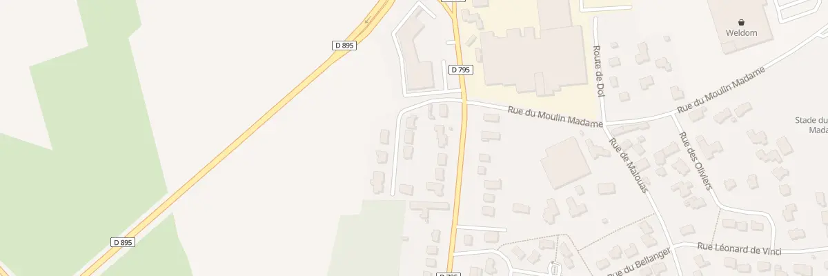 Plan du 3 Rue Des Mares Rouges à Combourg
