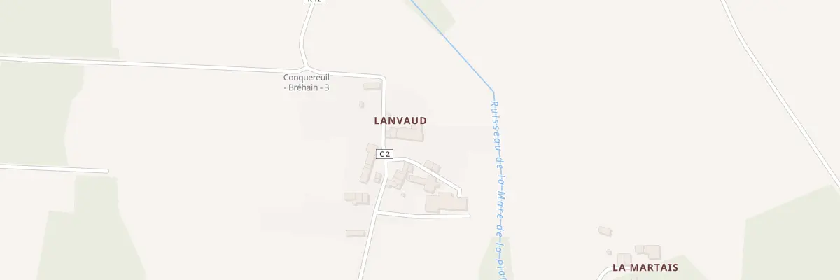 Plan du 14 Lanvaud à Conquereuil