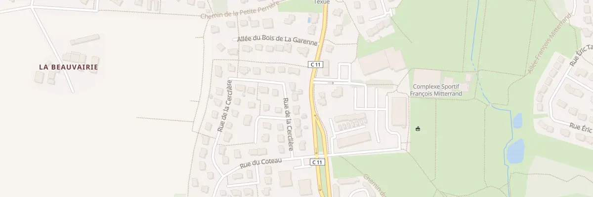 Plan du 10 Rue de la Cerclière à La Mézière