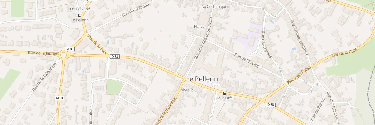Plan du 22 Rue du Docteur Sourdille au Pellerin