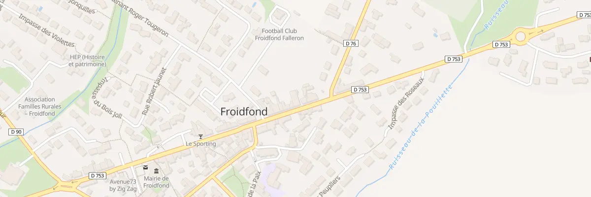 Plan du 20 Rue de l’océan à Froidfond