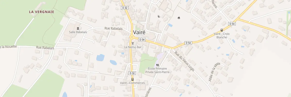Plan du 10 Rue De Gaulle à Vairé