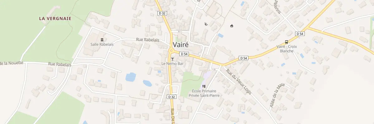 Plan du 8 Rue De Gaulle à Vairé