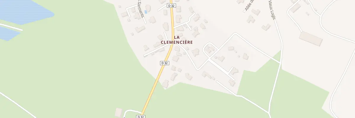 Plan du 3 La Clemenciere à Vairé