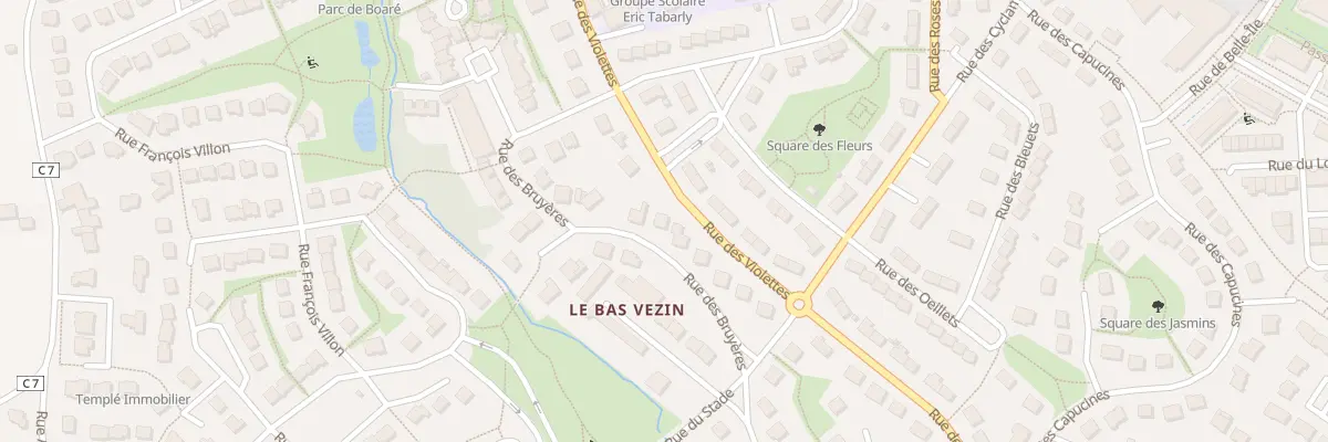 Plan du 12 Rue des Bruyères à Vezin-le-Coquet