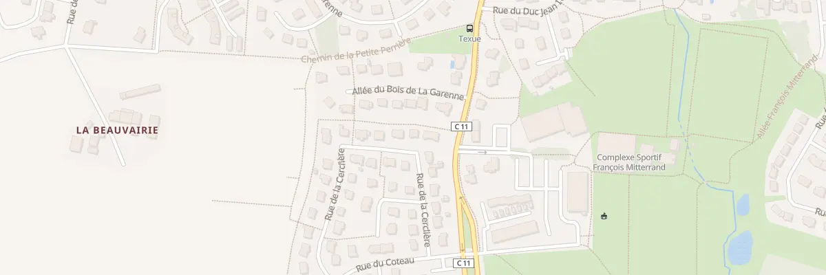 Plan du 16 Rue de la Cerclière à La Mézière