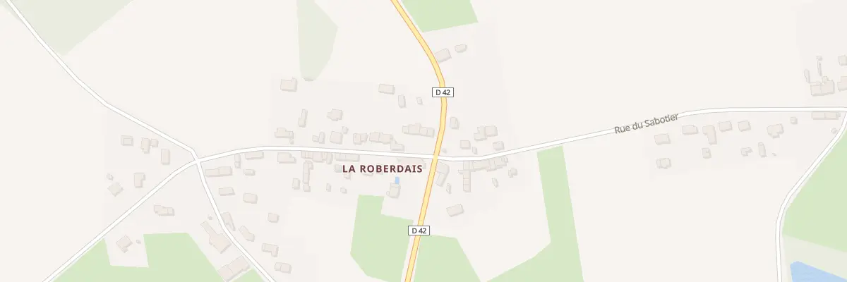 Plan du 4 La Roberdais au Gâvre