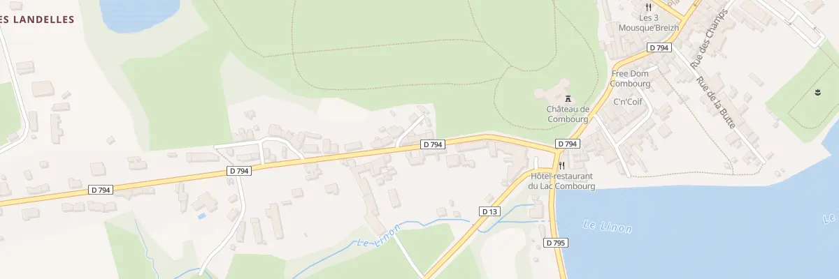 Plan du 9011 Rue De L Abbaye à Combourg
