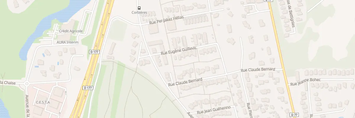 Plan du 16 Rue Eugène Guillevic à Bruz