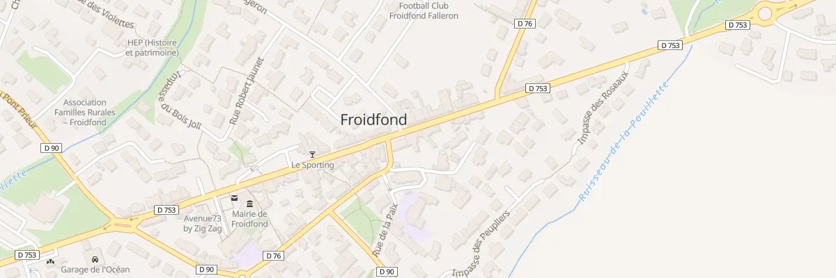 Plan du 7 Pl de l’Église à Froidfond